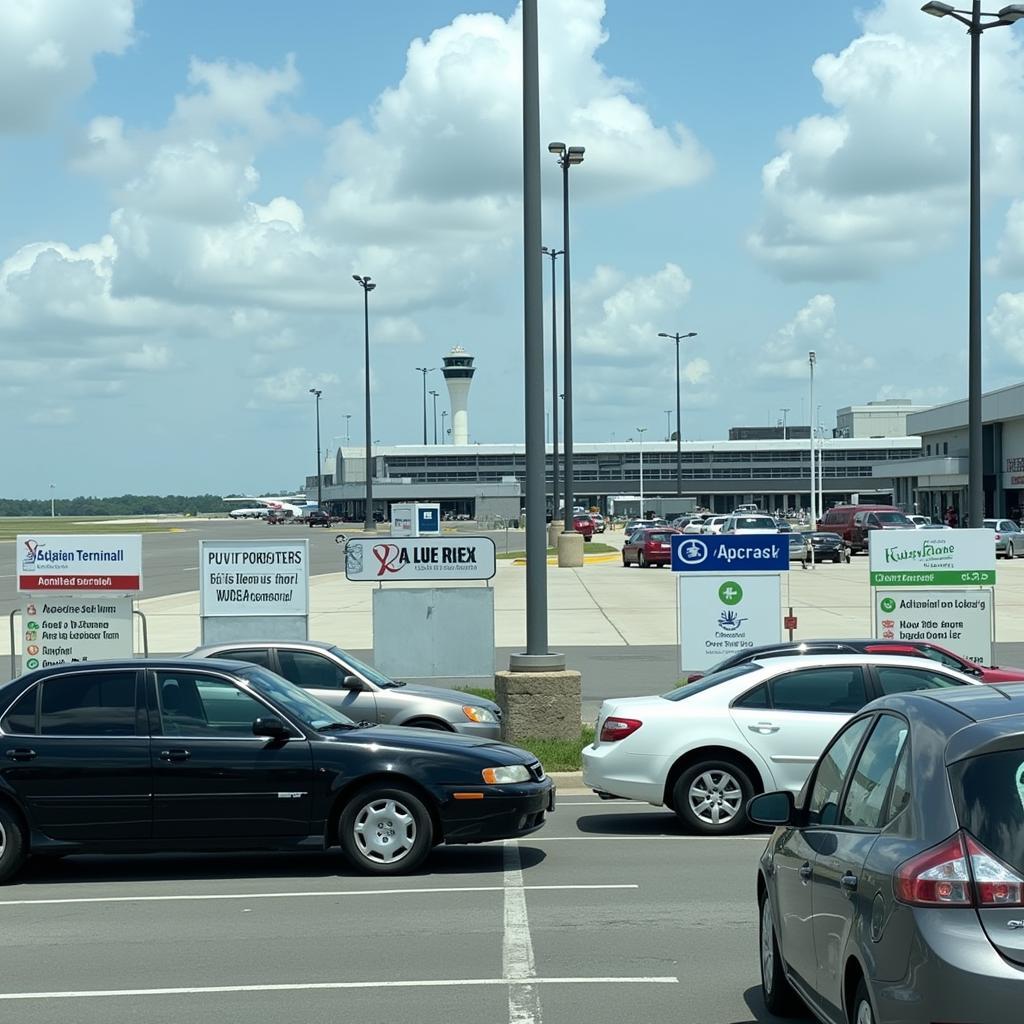 JFK Airport Cell Phone Lot Waiting Area