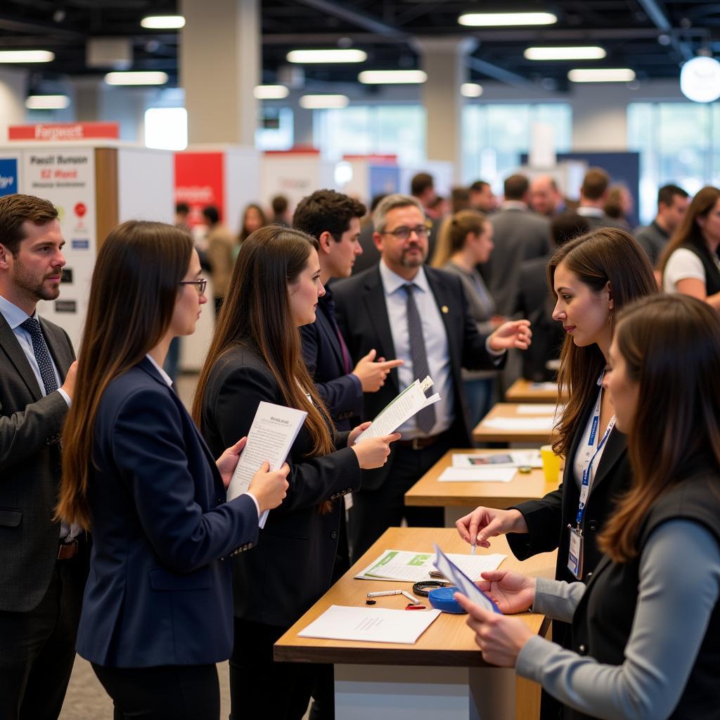 Job Fair Interaction