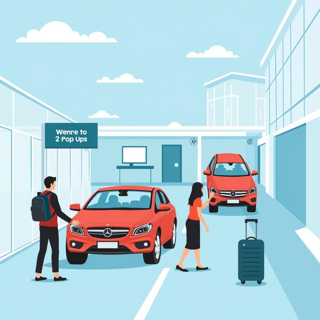 KLIA Car Rental Pick-Up Process: Locating the Counter and Inspecting the Vehicle