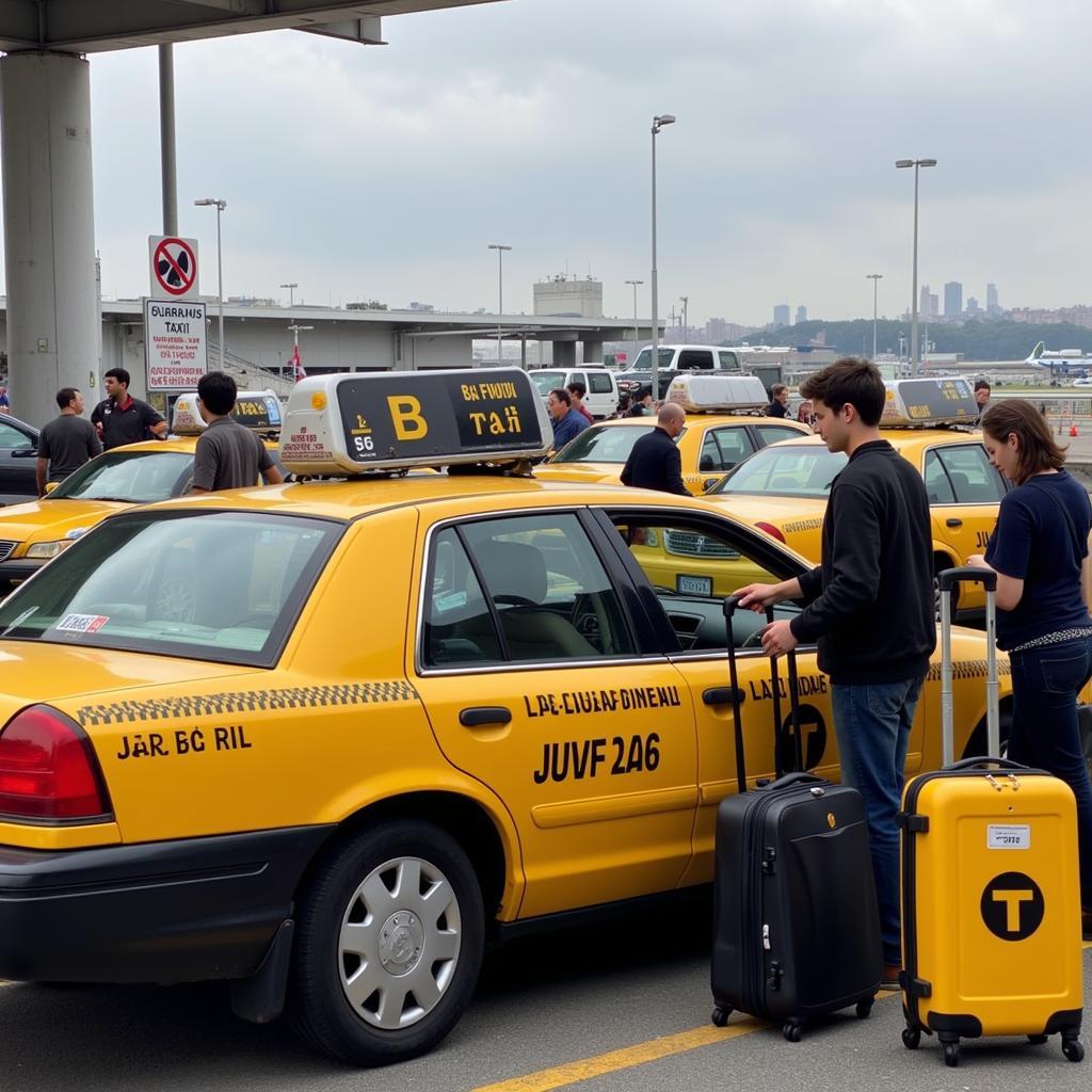 La Guardia Taxi Stand