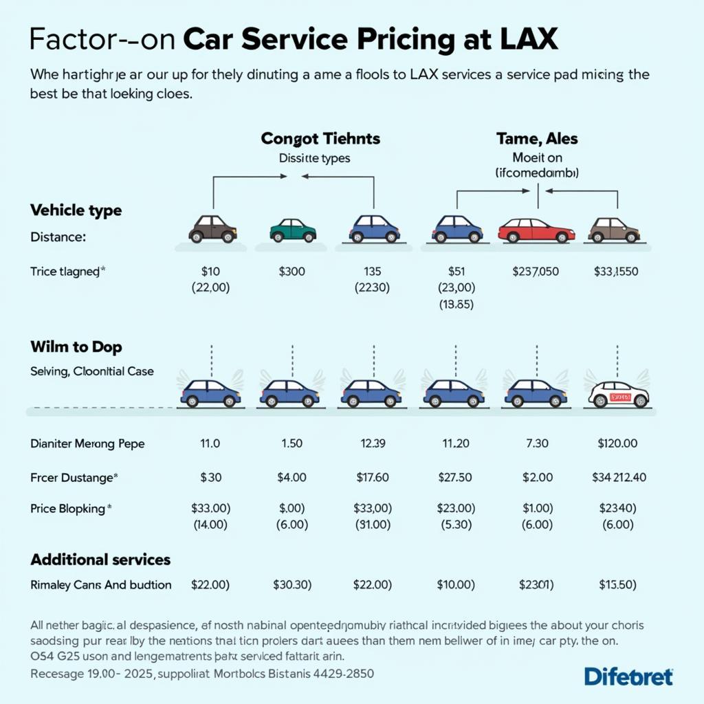 LAX Car Service Pricing Factors