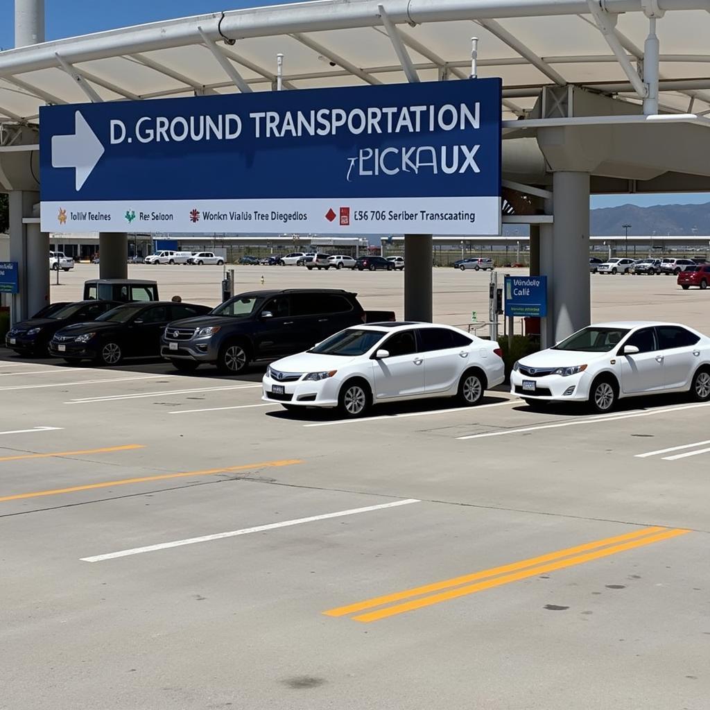 LAX Ground Transportation Meeting Point