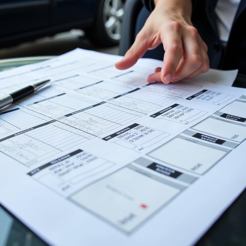 Maintaining Lease Car Service Records