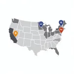 Map of Life Care Services Communities Across the US