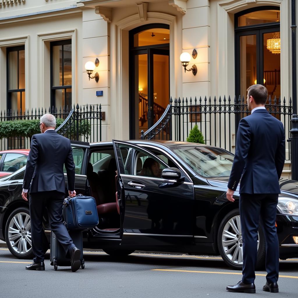 London Hotel Car Service Arrival