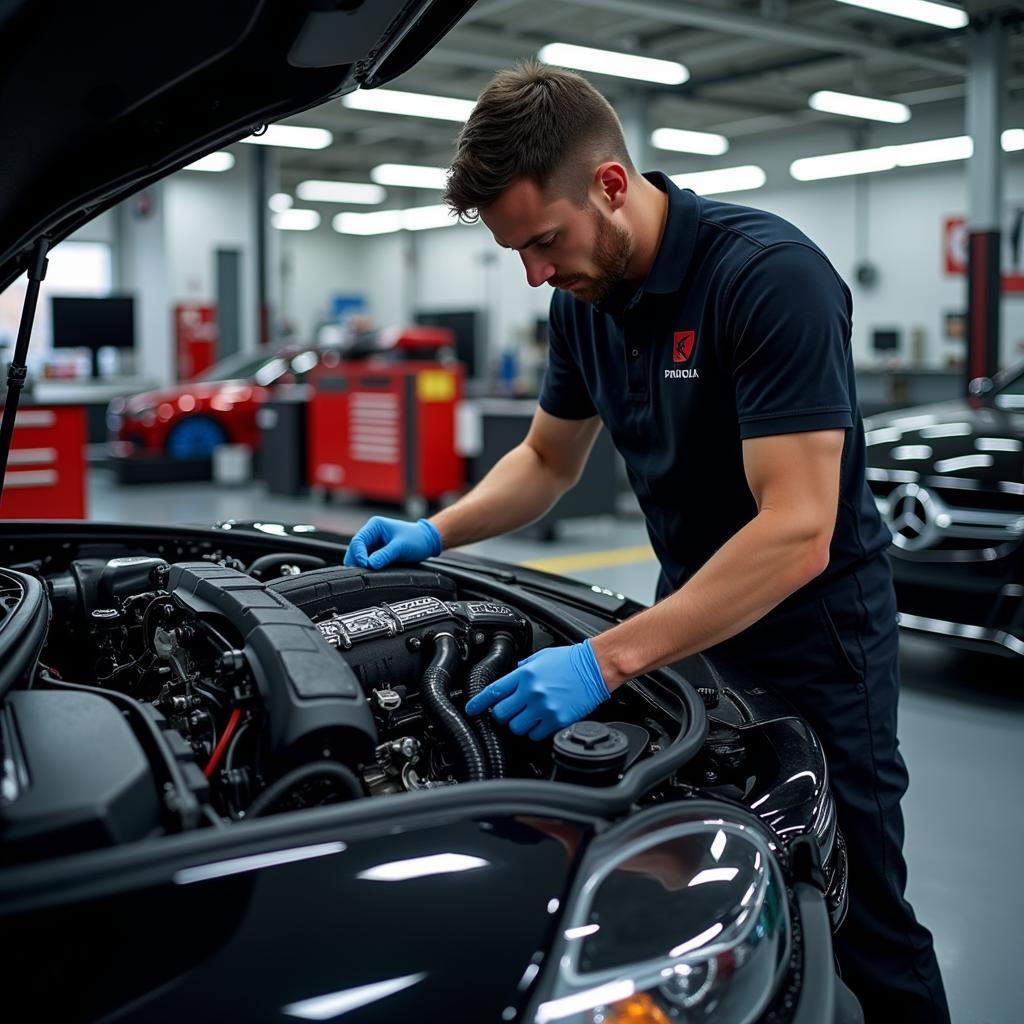 Luxury Car Service and High-Performance Technician