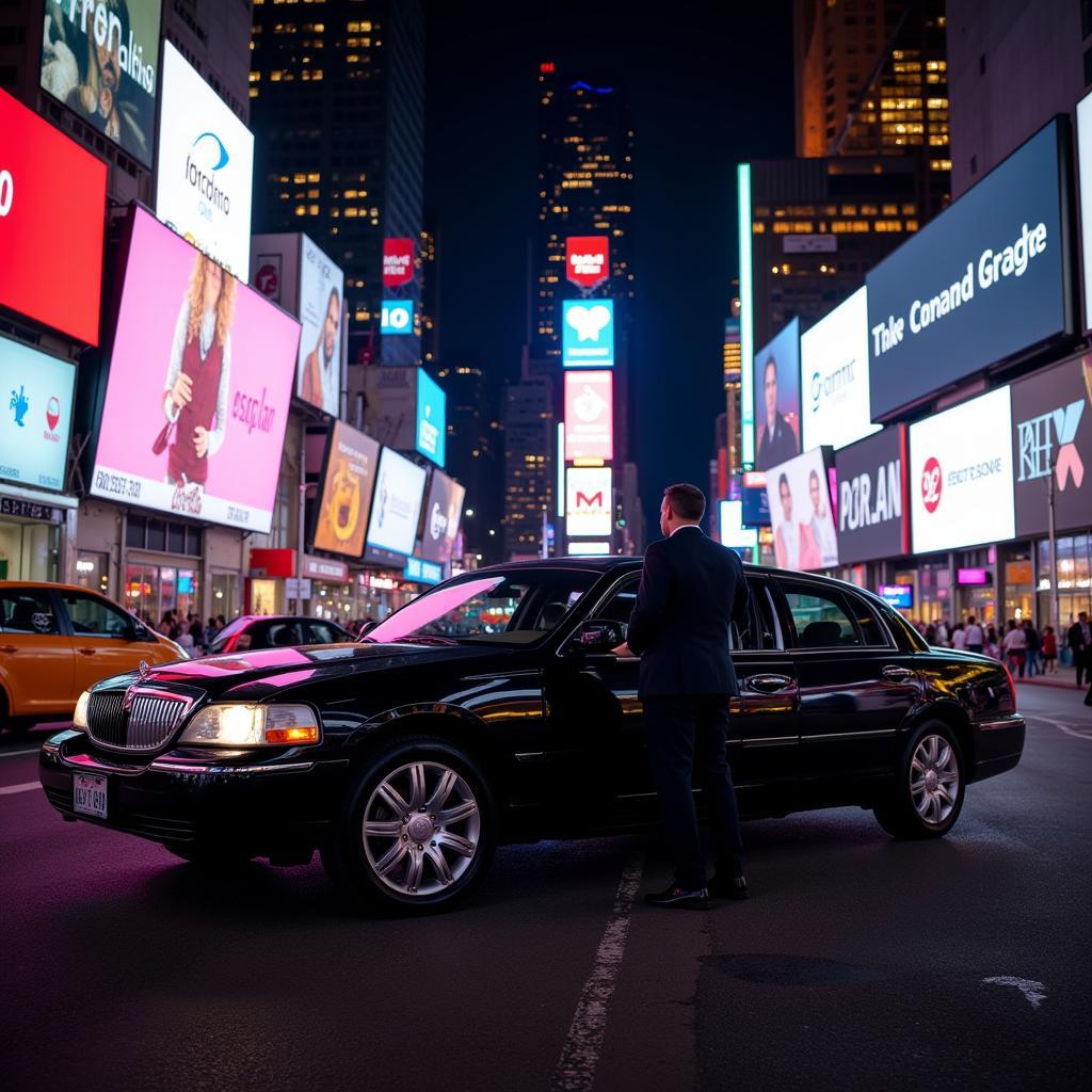 Luxury Car Service at Times Square