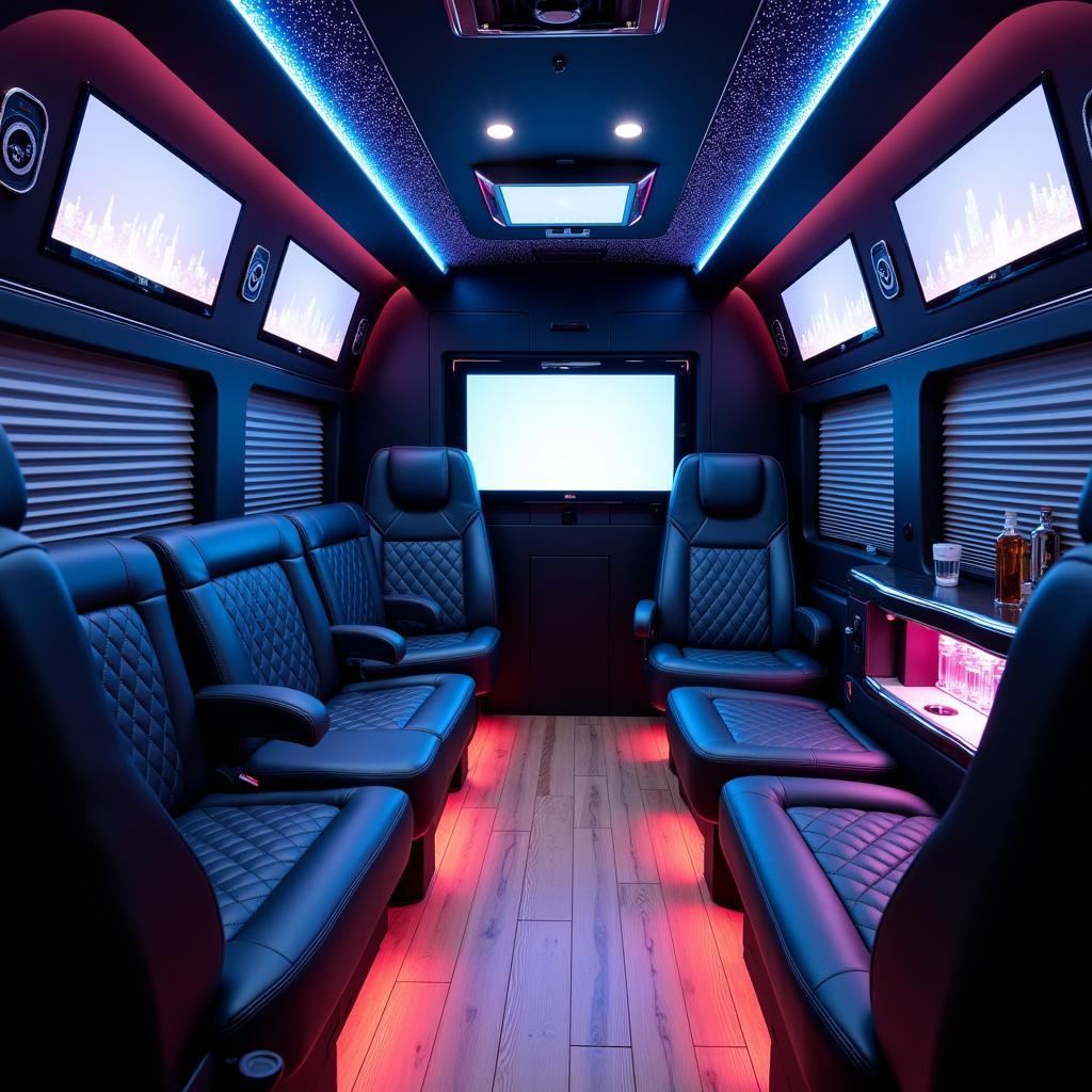 Luxury Sprinter Van Interior for Group Travel