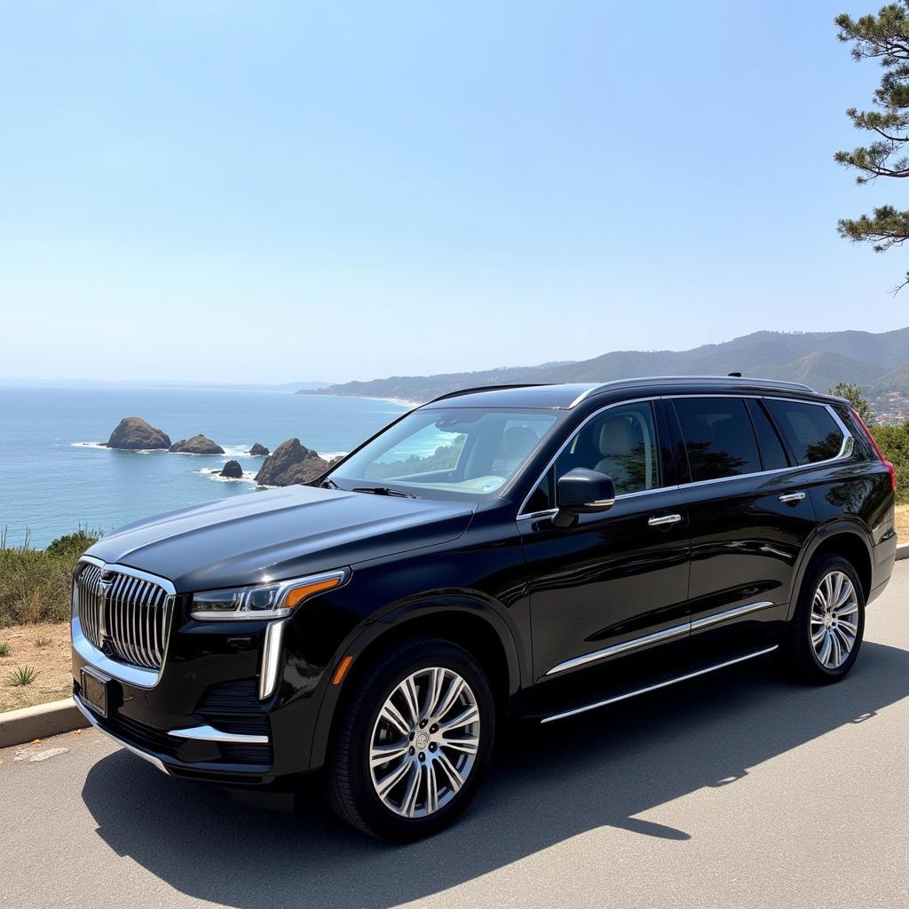 Luxury SUV Parked in Laguna Beach