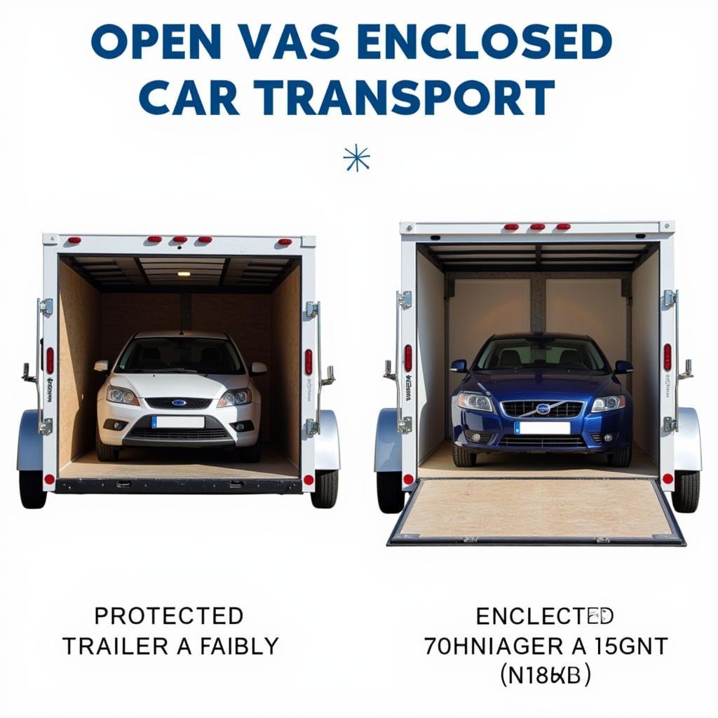 Open vs enclosed car transport options in Maidstone.