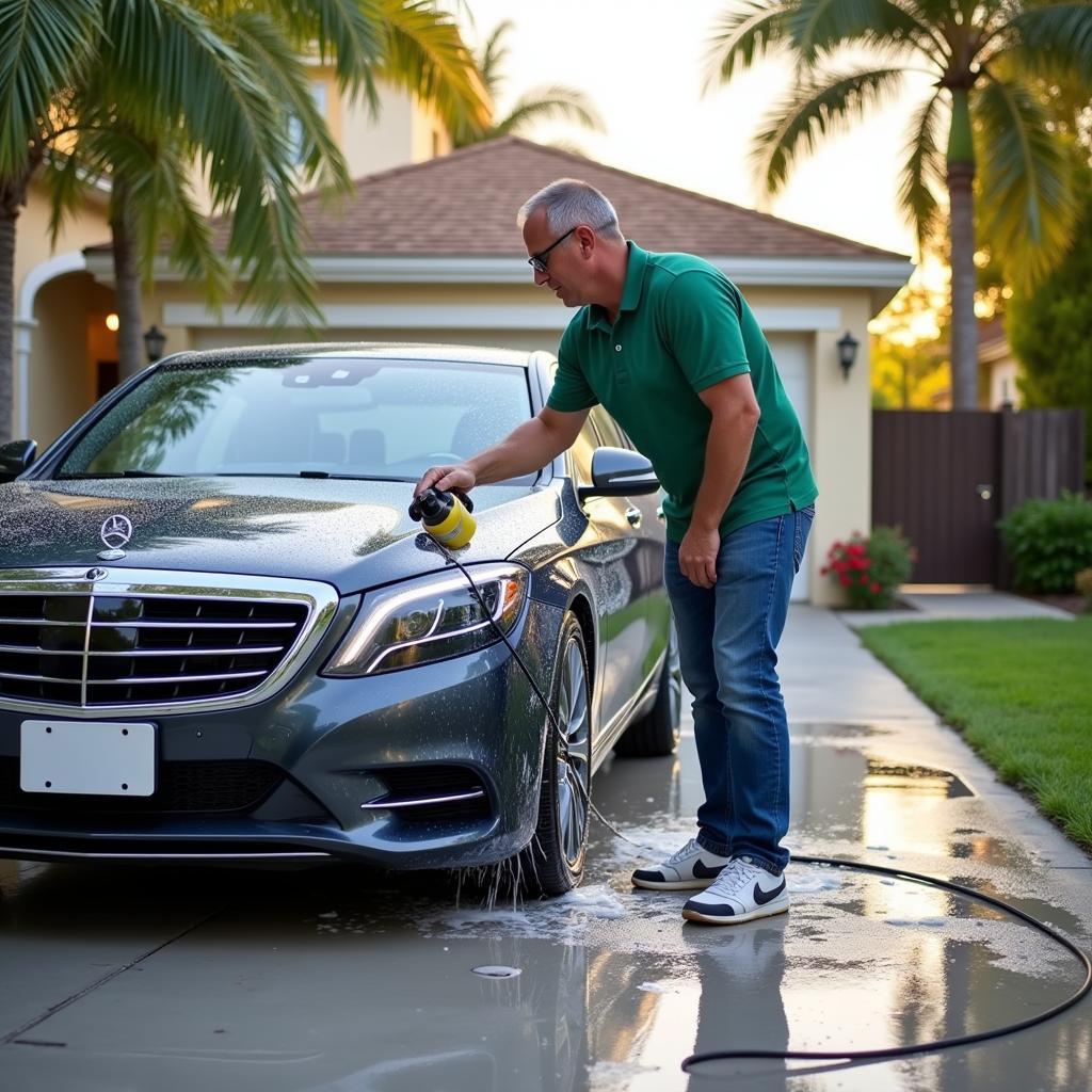 Maintaining your car's detail in North Palm Beach involves regular washing and using protective products.