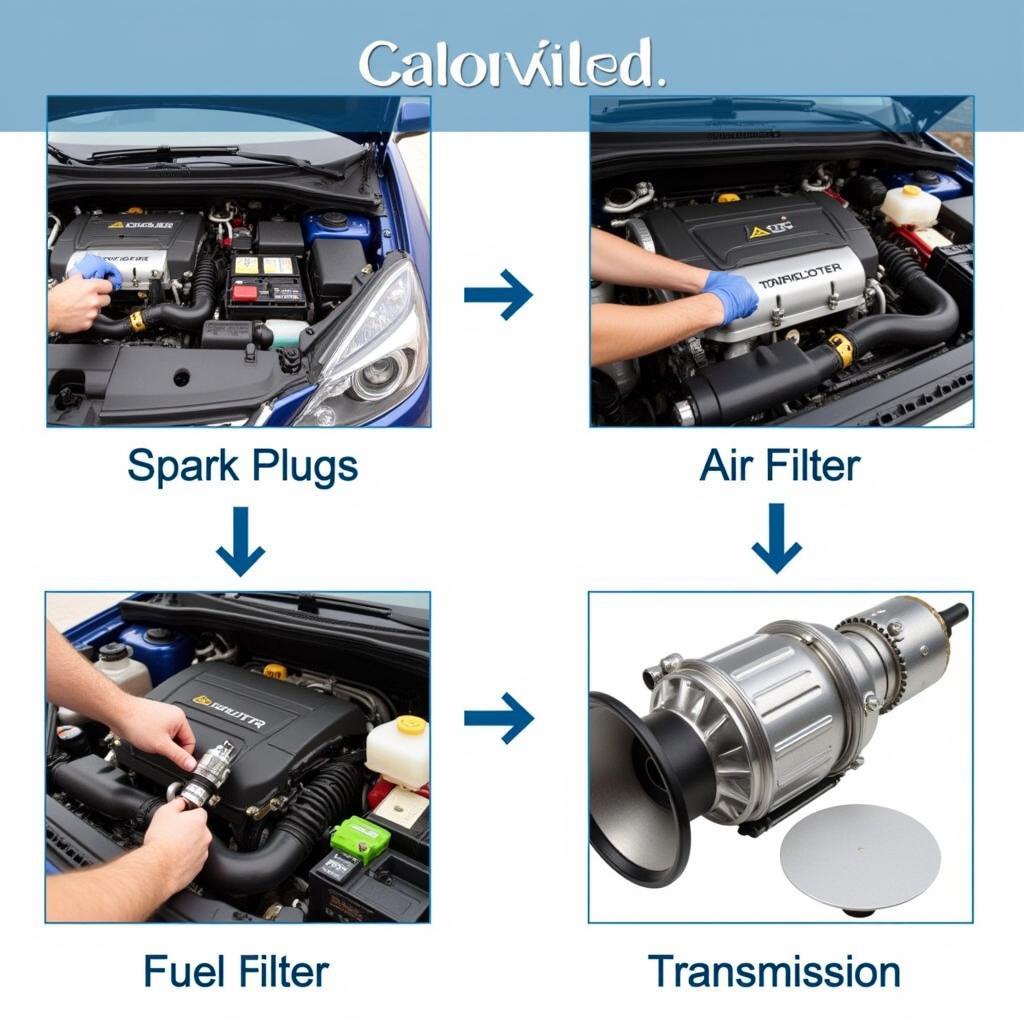 Major Car Service Components Image