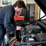 Major Car Service Engine Inspection