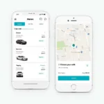 Maven Car Sharing App Interface