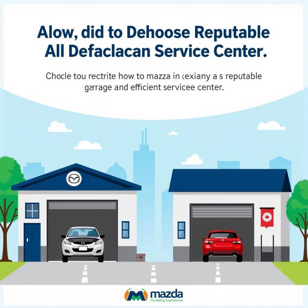 Choosing a Mazda Service Center