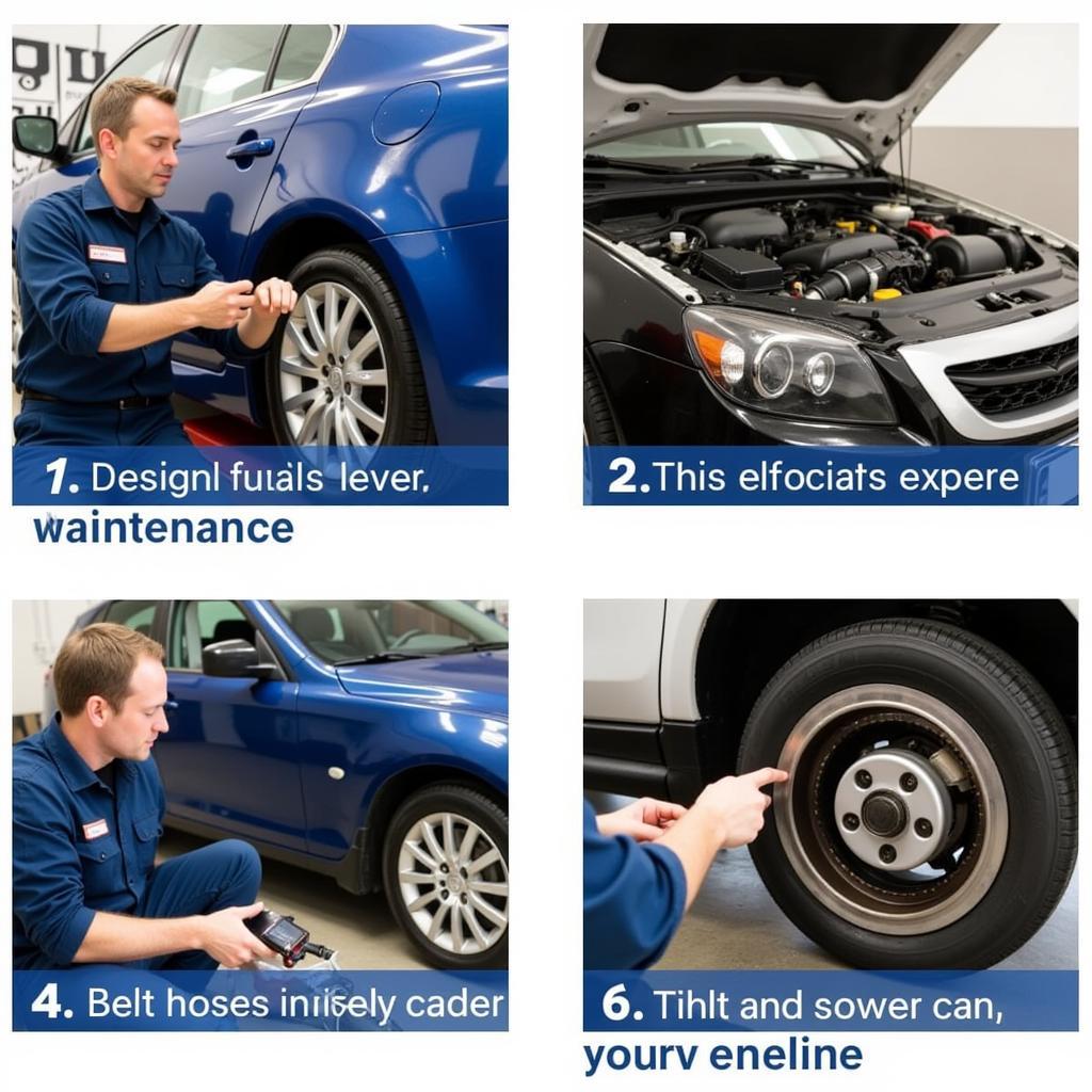 Mechanic Performing Routine Car Maintenance