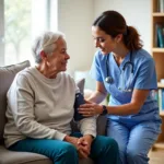 Medicare Home Healthcare Nurse Visiting Patient