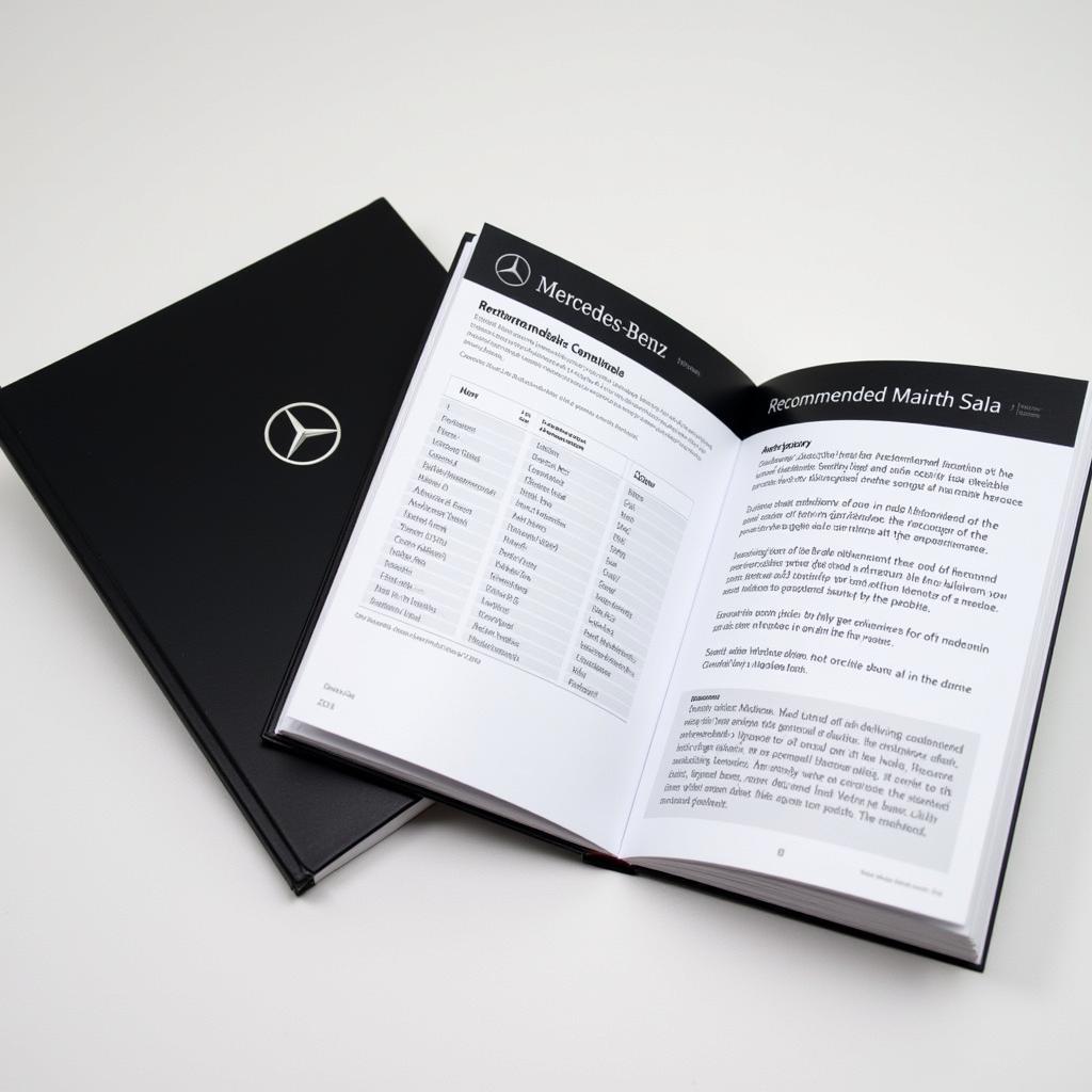 Mercedes-Benz Service Schedule and Maintenance Booklet