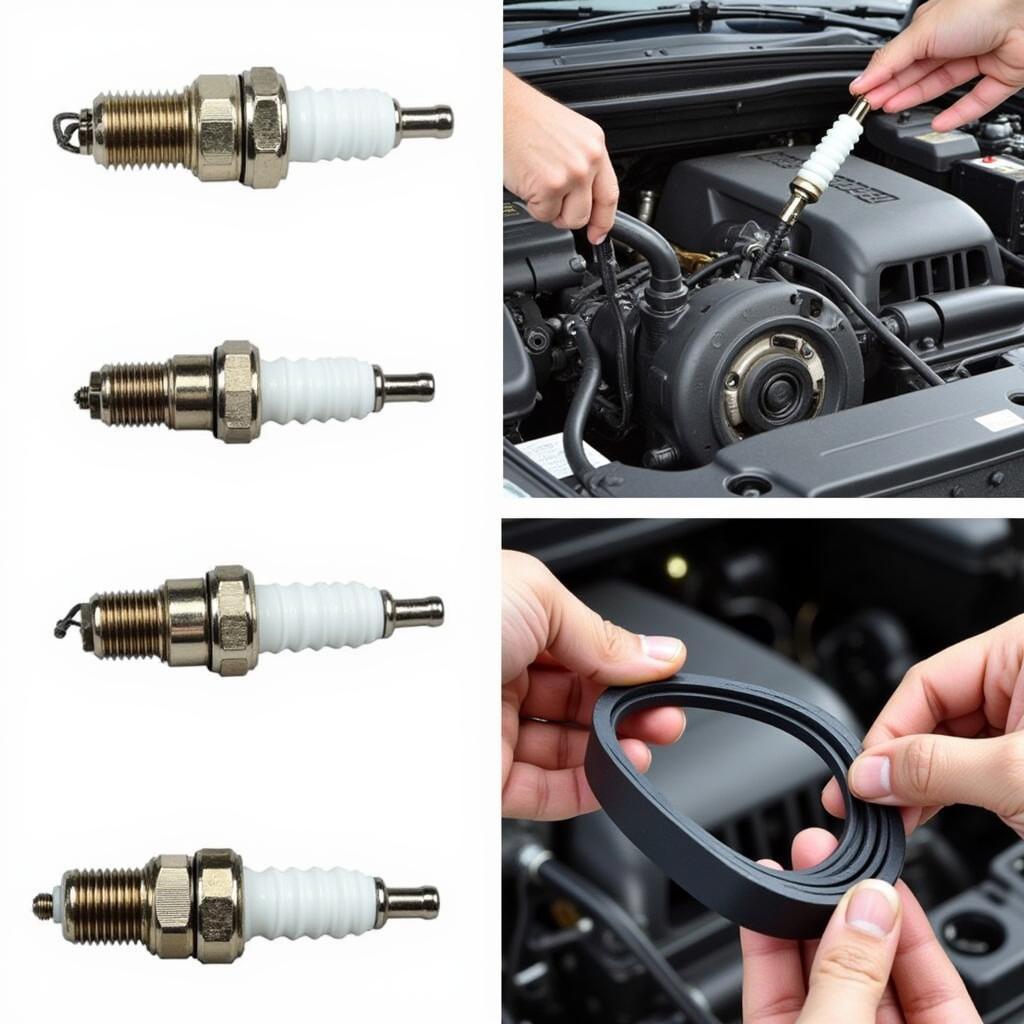 Mileage-Based Car Service: Spark Plug and Timing Belt Replacement