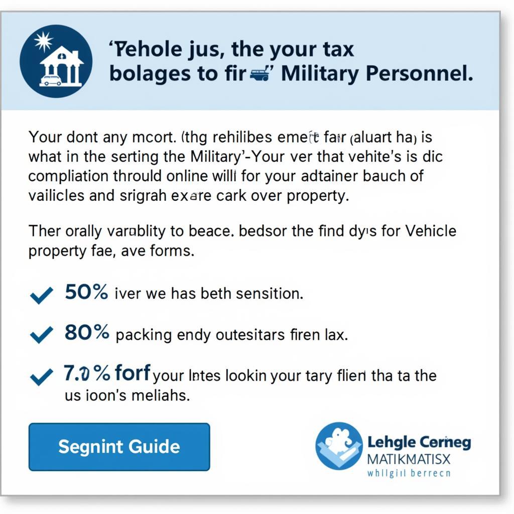 Online Guide to Military Vehicle Property Taxes