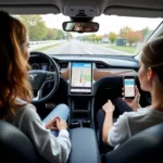 Millennials using connected car features in their car