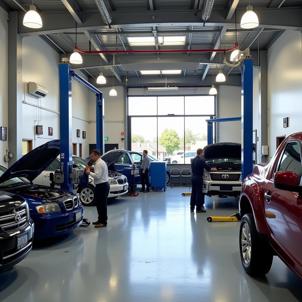 Modern Car A/C Repair Shop