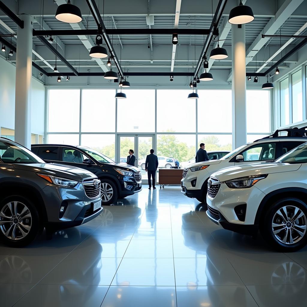 Modern Car Dealership Showroom