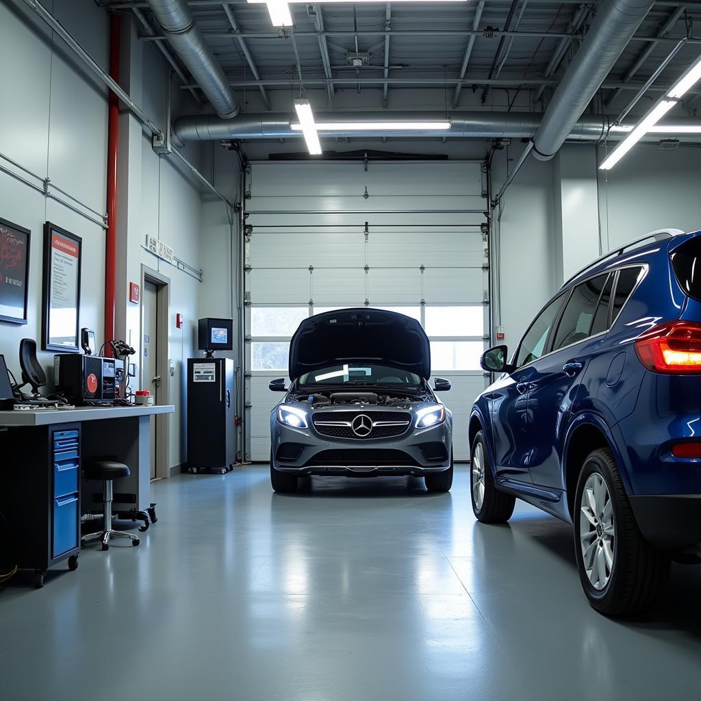 Modern Car Service Center