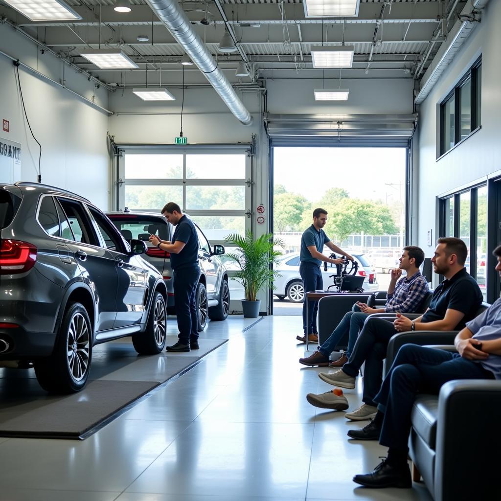 Modern Car Service Center