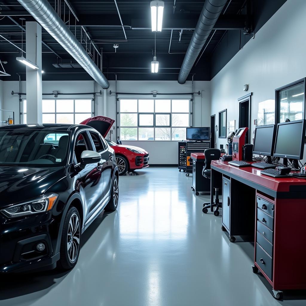 Modern Car Service Center Equipment in Raleigh