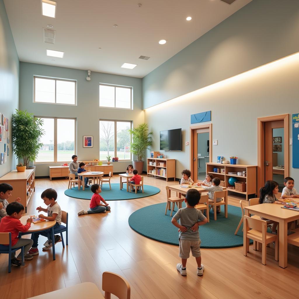 Photo of a Modern Military Child Care Center