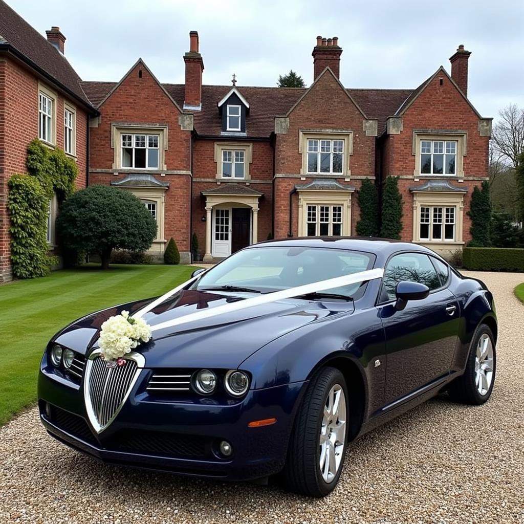 Modern Wedding Car at a Sittingbourne Wedding