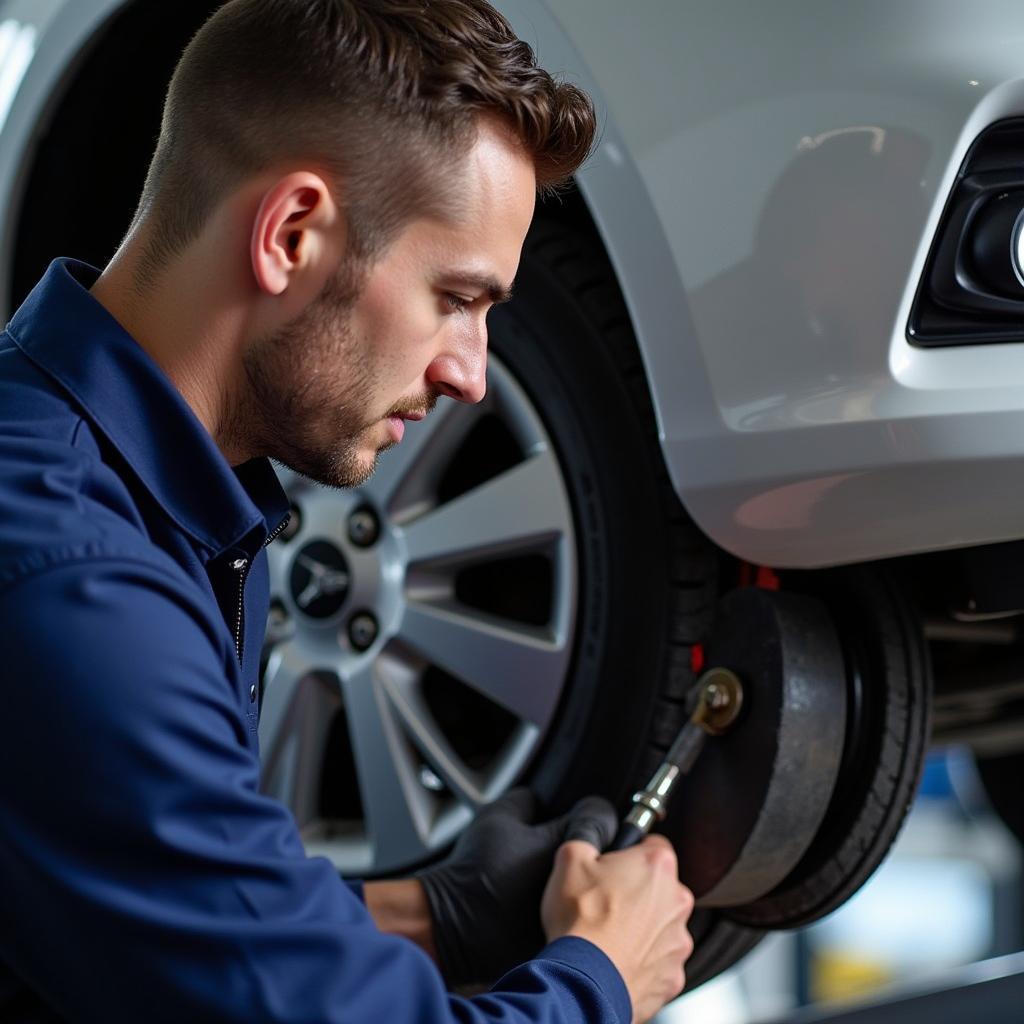 MOT Test Vehicle Inspection in Horwich