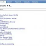 National Career Service A to Z Index Search Results