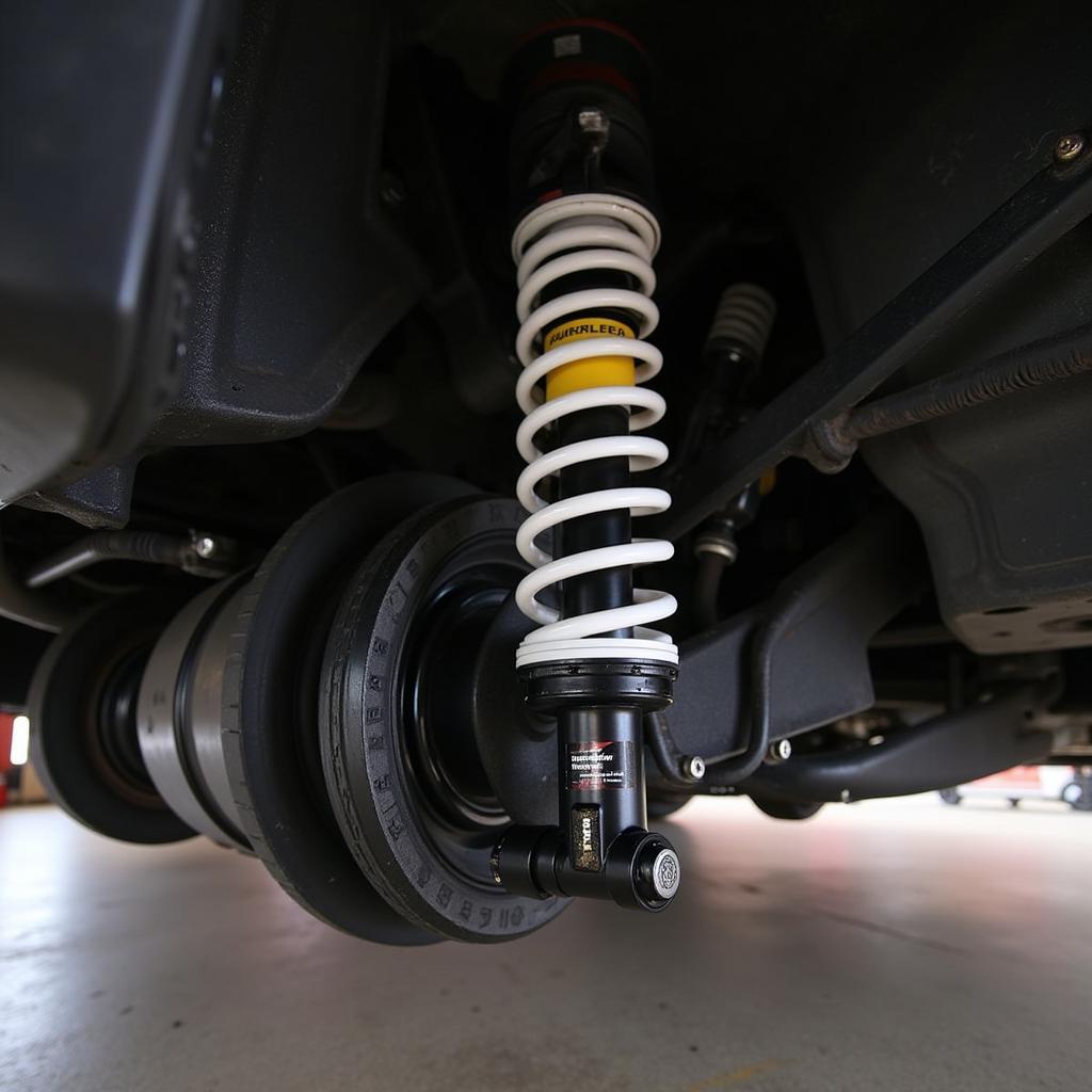 New Shocks Installed on GM Car