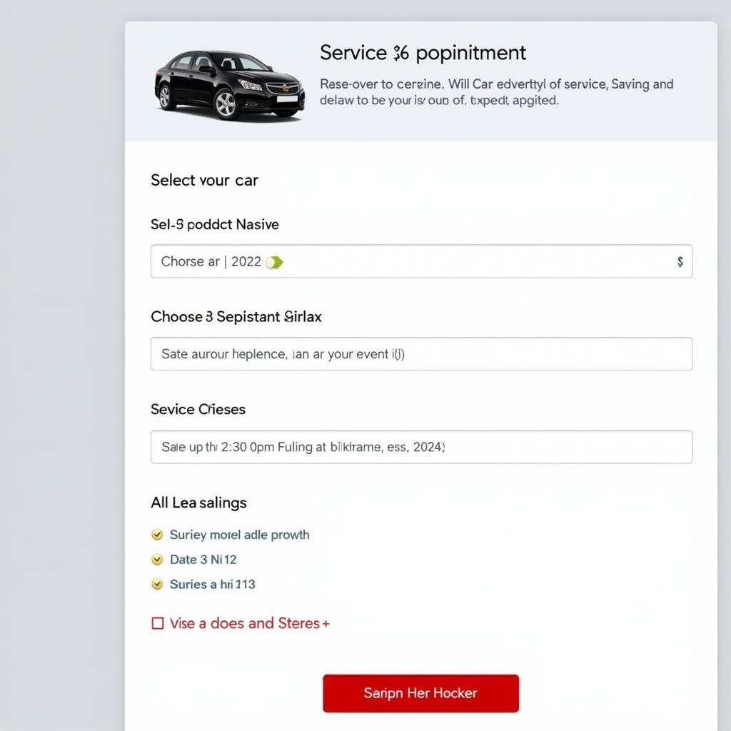 Online Car Service Booking