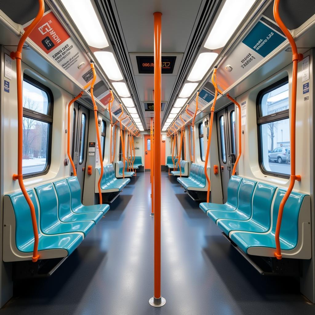 Orange Line Car Interior Features