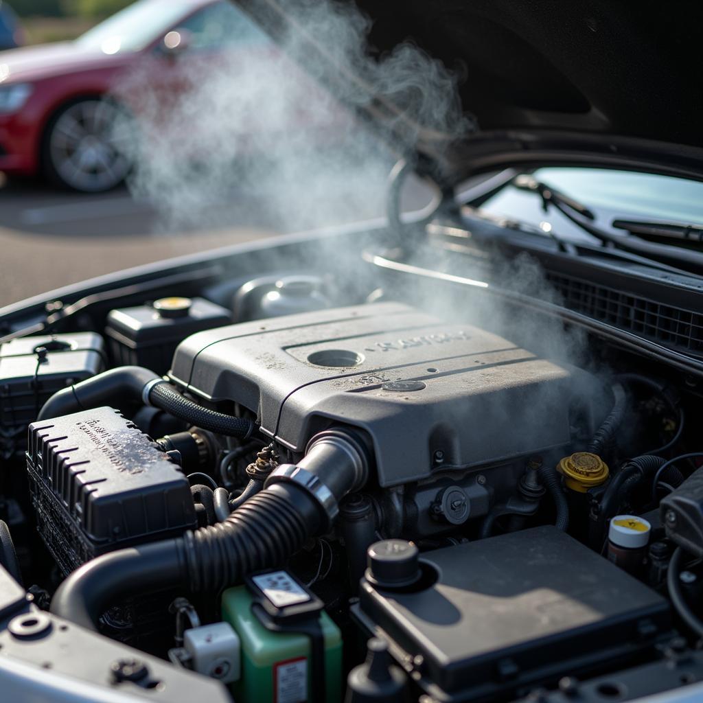 Overheated Car Engine