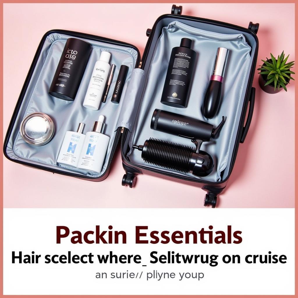 Packing Hair Care Essentials for a Cruise