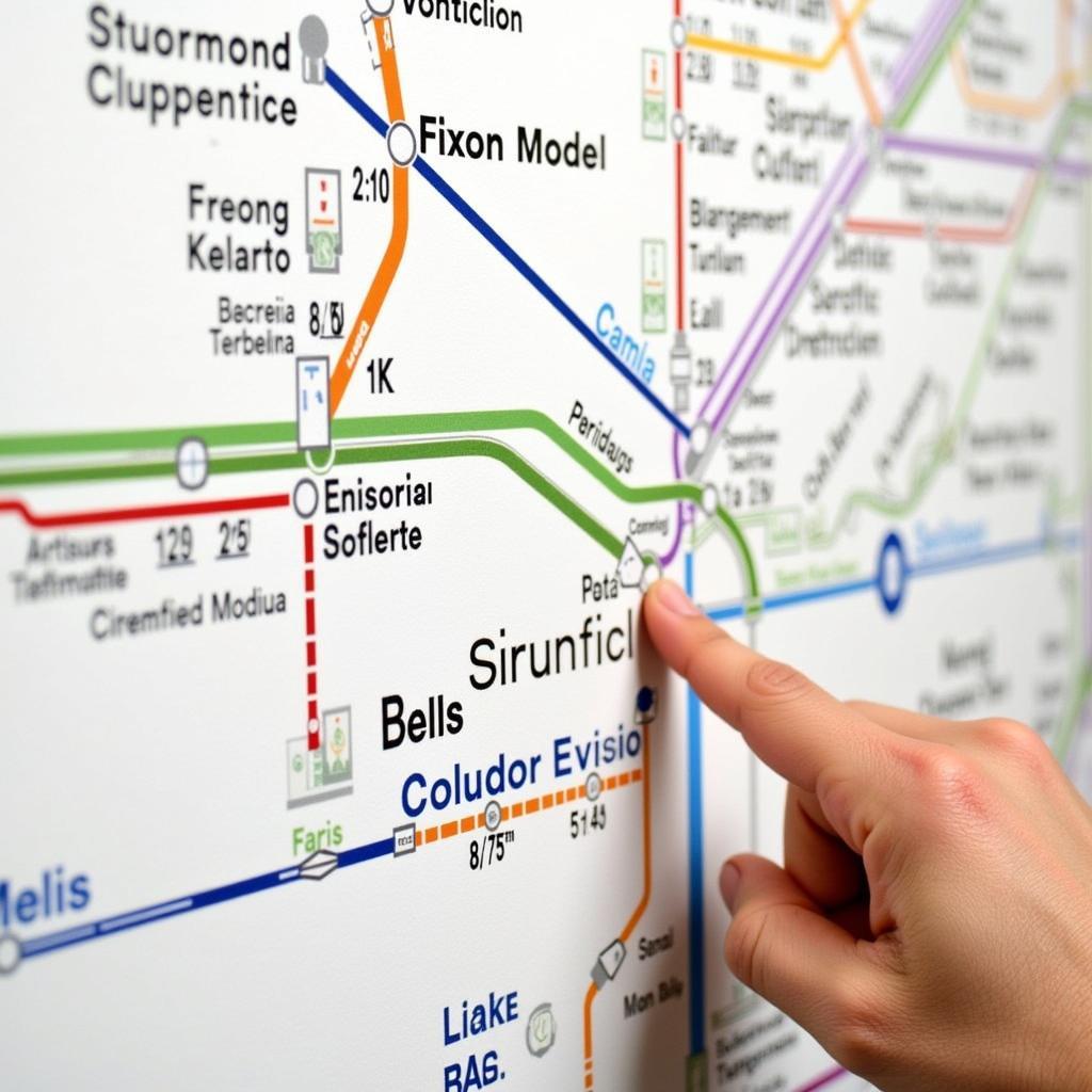 Navigating the Paris Metro Map