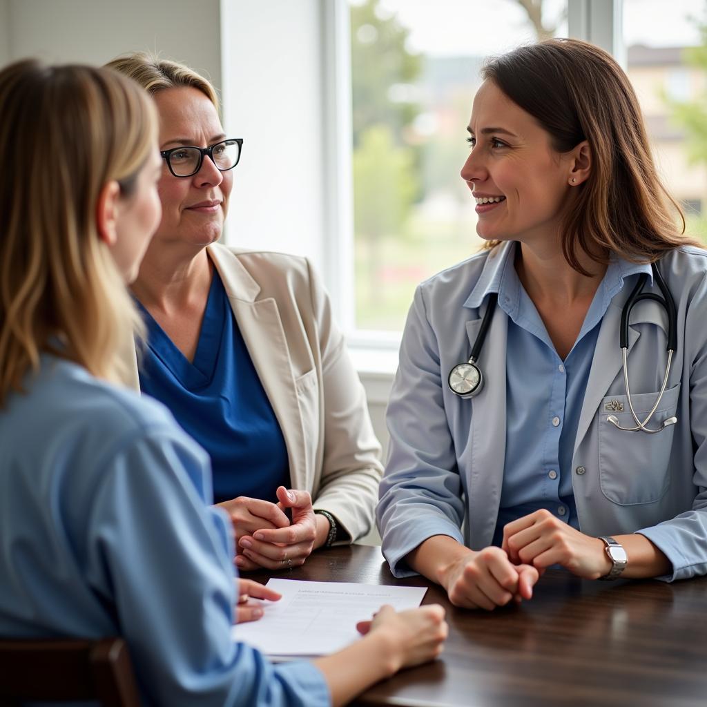 Patient Meeting with Care Coordinator