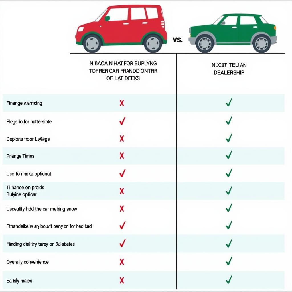 PenFed Car Buying Service vs Traditional Dealerships Comparison Table