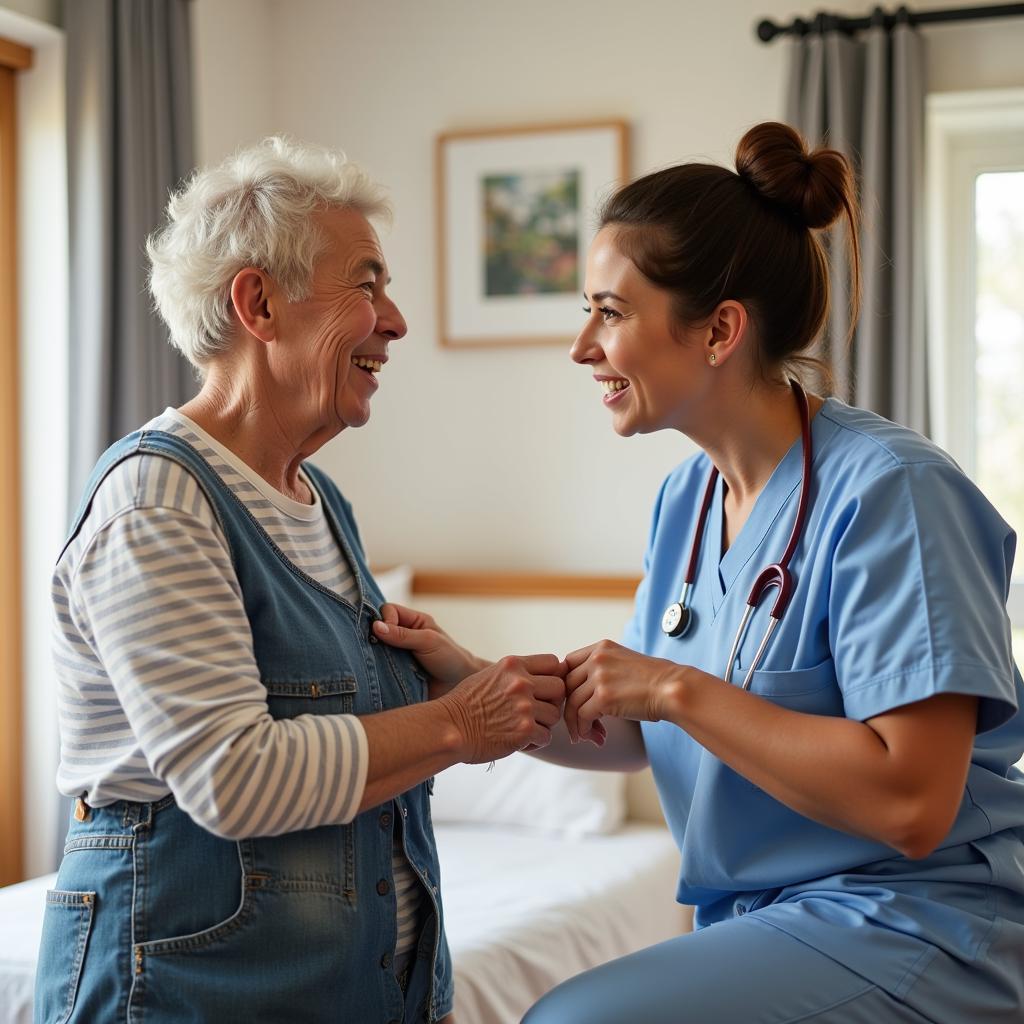 Personal Care Assistance in Aged Care Home