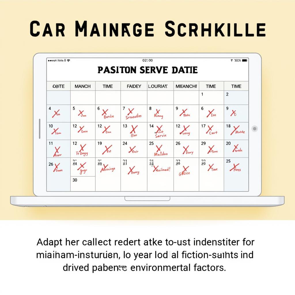 Personalized Car Maintenance Plan