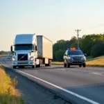 Pilot Car Escorting Oversized Load in Shreveport, LA