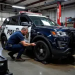 Regular Maintenance for Police Vehicles