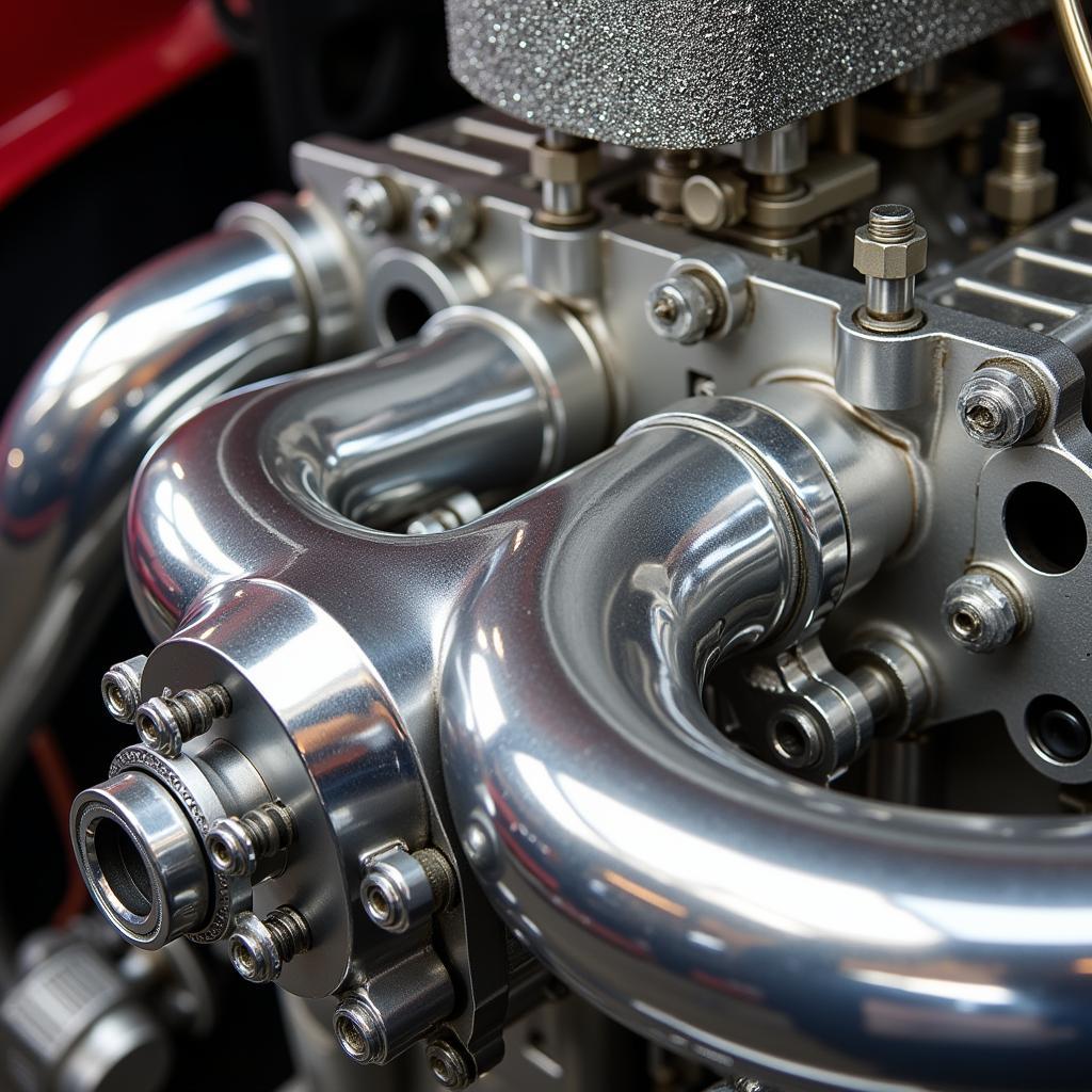 Polished Aluminium Engine Parts for Enhanced Performance