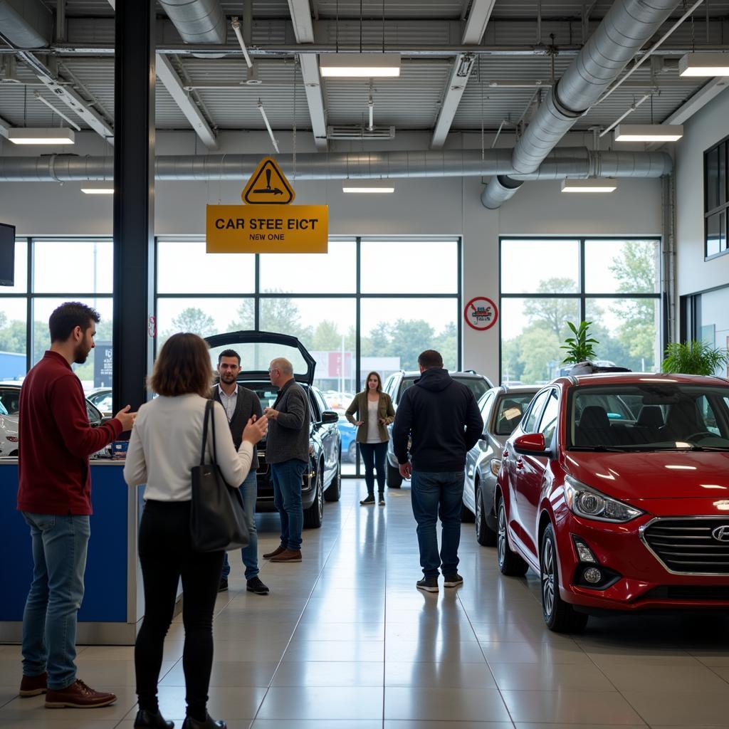 Post-Lockdown Car Service Center