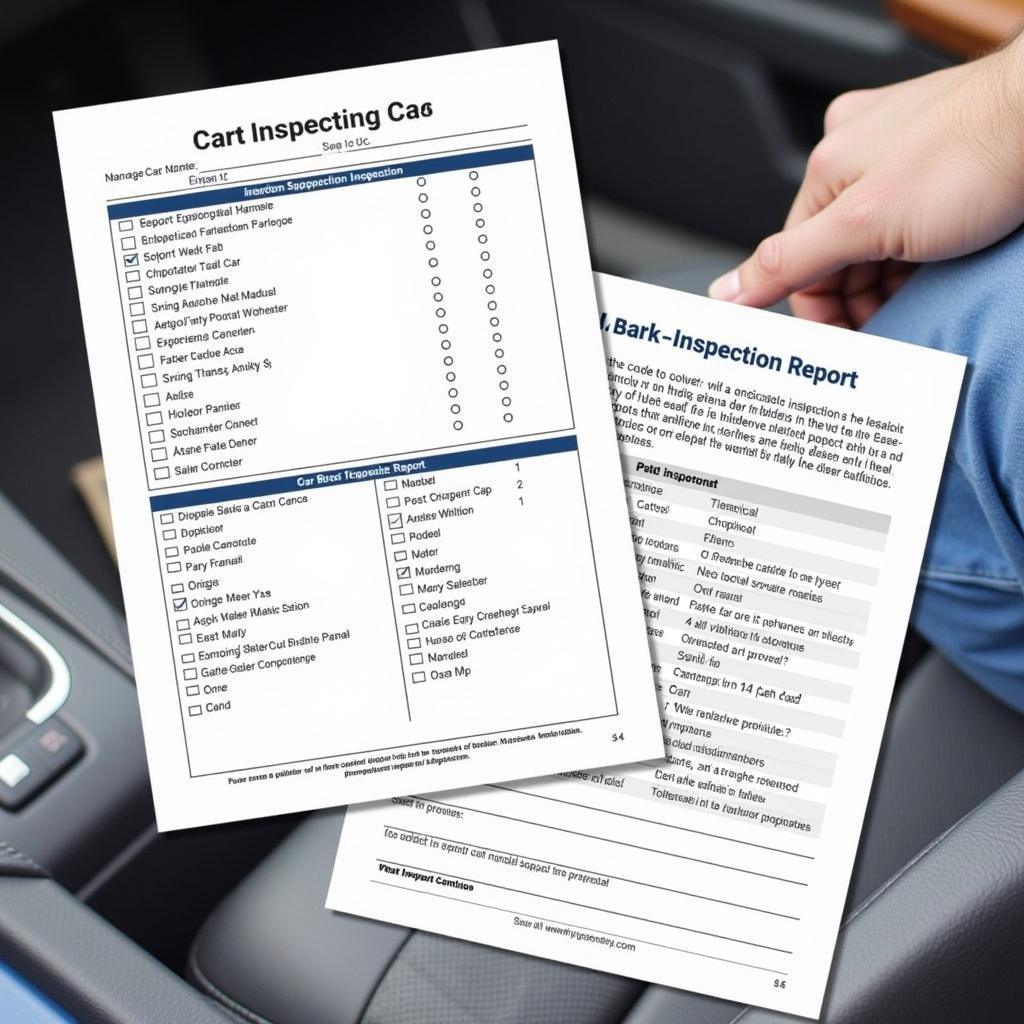 Pre-Purchase Car Inspection Checklist and Report