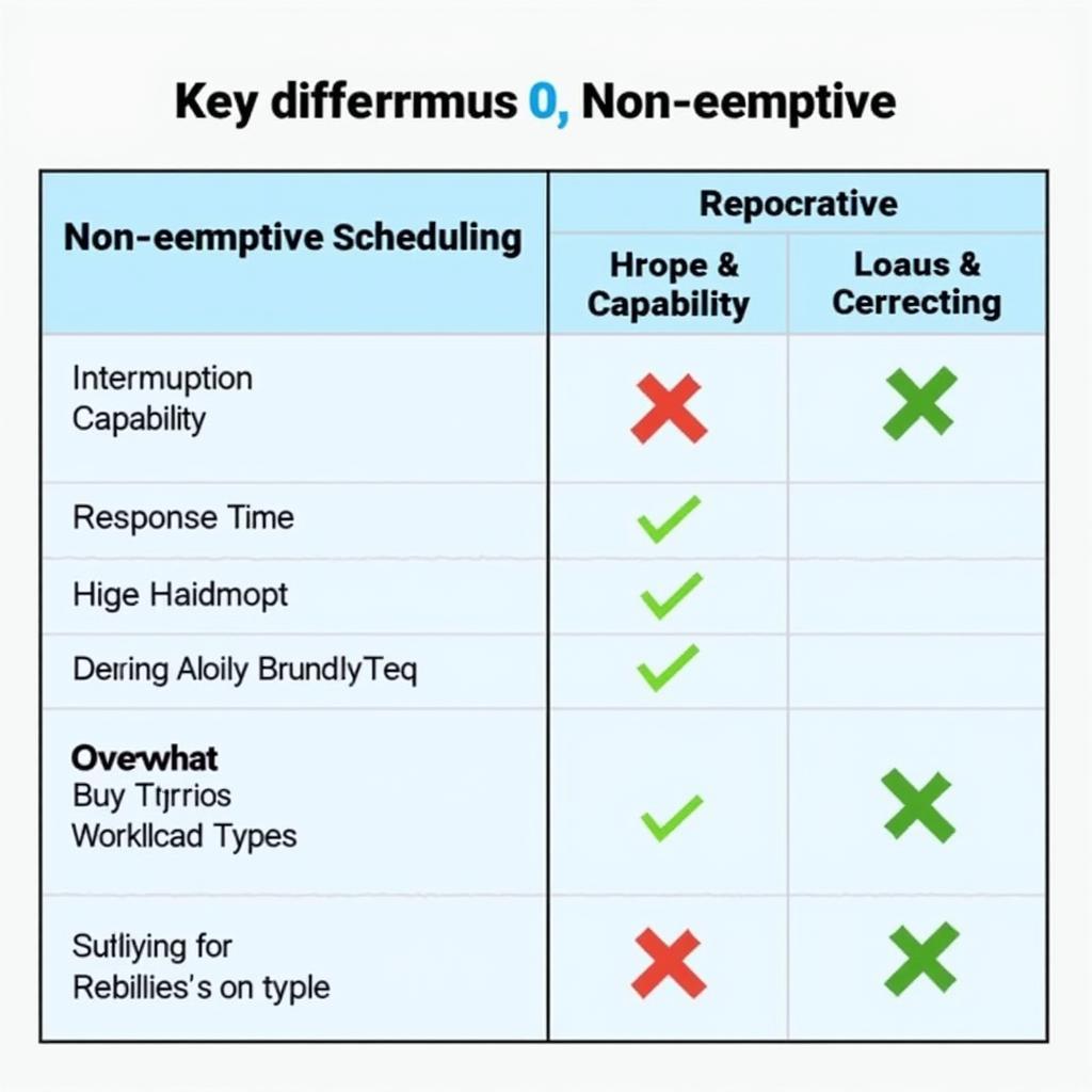 Preemptive vs. Non-preemptive Scheduling